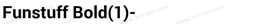 Funstuff Bold(1)字体转换
